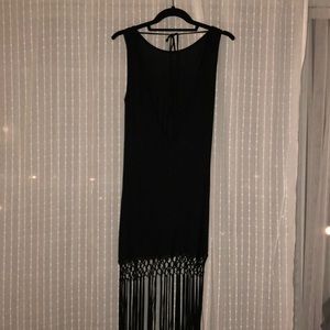 Backless Fringe Shirt/Dress